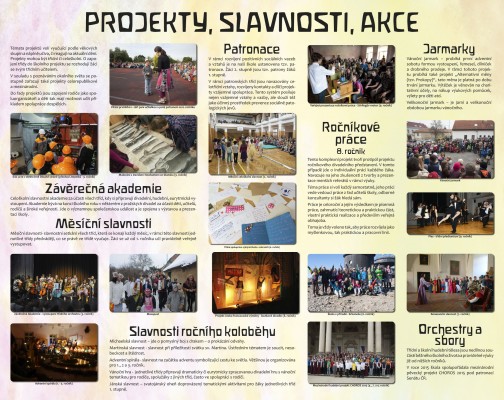 Projekty, slavnosti, akce