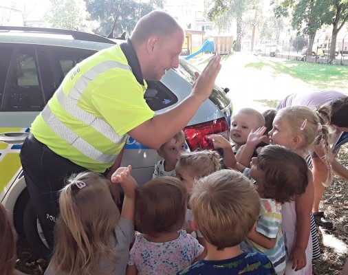 návštěva policie ČR