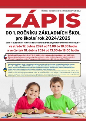 Zápis do 1. ročníků základních škol