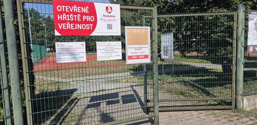 Na 19 sportovištích mohou Pardubáci zdarma sportovat i v létě