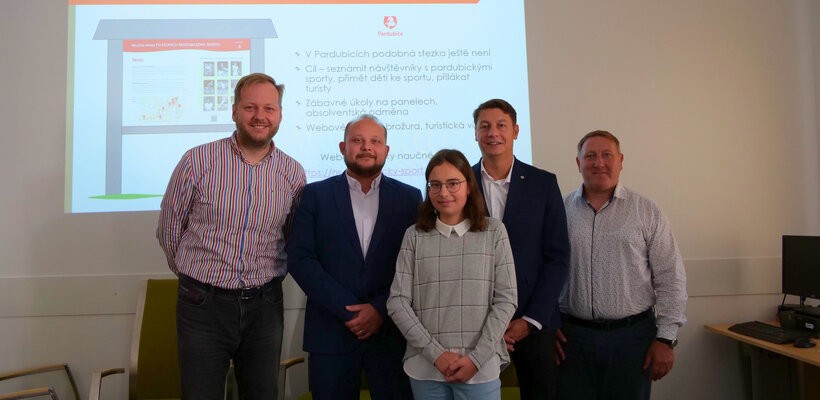 Vedení města nadchl projekt 14leté studentky – Sportovní naučná stezka