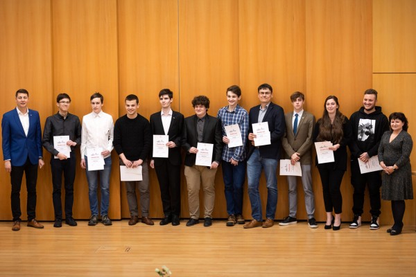 Město ocenilo své nejúspěšnější žáky a studenty